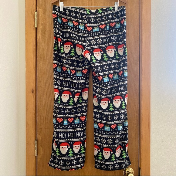 🟢 {3/$15} 🎄Christmas Ho Ho Ho Santa Pajama Pants - Size L - Picture 6 of 12